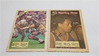 2 Vintage Autographed 1971 Sporting News