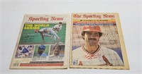 2 Vintage Autographed 1982 & 1987 Sport