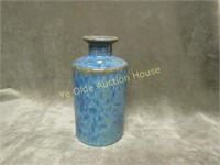 Blue Mottled Glaze ARt Pottery Vase or Bottle