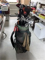 Golf Clubs In Bag