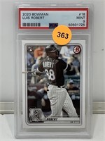 Psa 9 2020 Bowman Luis Robert #18 Cased & Graded