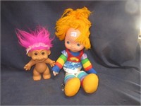 Rainbow brite & Troll .