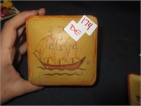 vintage ship coasters