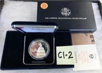 C1-2 U.S. capitol bicentennial Proof silver