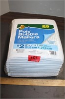 Poly Bubble Mailers  #2     25 Pk
