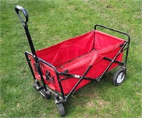 WL wagon 3'x22" canvas side collapsable wagon 8"wh