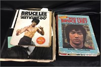 VINTAGE  MAGAZINE & BOOK LOT / BRUCE LEE / ELVIS..