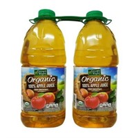 Grown Right Organic Apple Juice, 96oz, 2pk