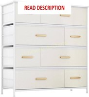 LLappuil Kids Dresser 8 Drawers  Faux Leather