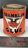 Antique Franklin Glue Can