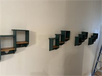 4 matching Knick Knack shelves