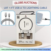 LBT 1-FT USB-A TO LIGHTNING CABLE