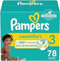 Pampers Swaddlers Diapers  Size 3, 78 Count