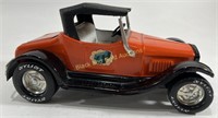 Vintage NYLINT Orange Model T Roadster Toy Car