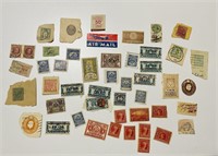 Assortment of loose antique stamps