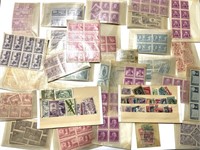 7 Vintage Envelopes filled with Old Stamps