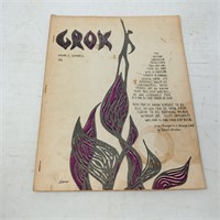 Grok Magazine #1 Heinlein Sci Fi Fanzine