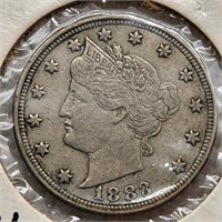 1883 V-Nickel No Cent