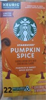 2- 22ct boxes of Starbucks pumpkin spice k cups