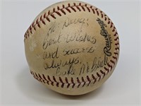 RARE KMOX Lou Brock & Bake McBride Signed Baseball