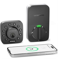 ($129) ULTRALOQ U-Bolt Smart Lock (Black)