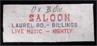 Ox Bow Saloon Billings Montana Banner