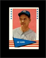 1961 Fleer #119 Joe Kuhel EX-MT to NRMT+