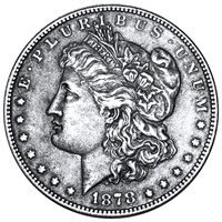 1878 Morgan Silver Dollar NEARLY UNCIRCULATED