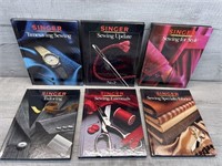 SINGER SEWING REFERENCE LIBRARY BOOKS SET OF 6