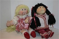 Porcelain Cabbage Patch Dolls on Stands