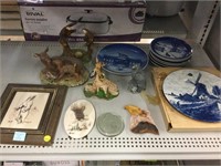 Collectible plates, tiles and figurines