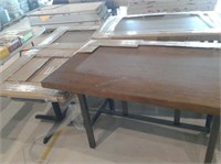 Lot of 4 Metal & Wood Tables