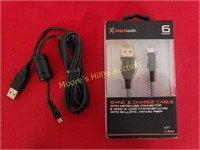 2 Sync & Charge Cables with Micro-USB Connectors