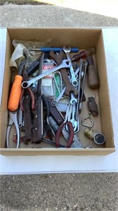 Assorted wrenches,  misc tools