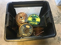 VINTAGE ROLLS OF STEREO WIRE
