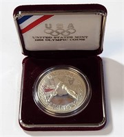 S - US MINT 1988 OLYMPIC SILVER DOLLAR (124)