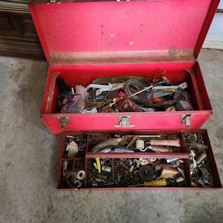 Vintage Craftsman Commercial Toolbox and Contents