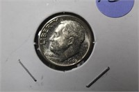 1949 Uncirculated Silver Roosevelt Dime