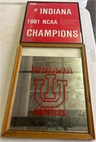 IU mix lot- 1981 NCAA Champions framed picture