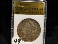 18880) Morgan Silver Dollar - Very good dollar