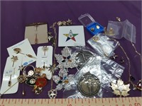Masonic freemasons Shriners Jewelry Lot #2