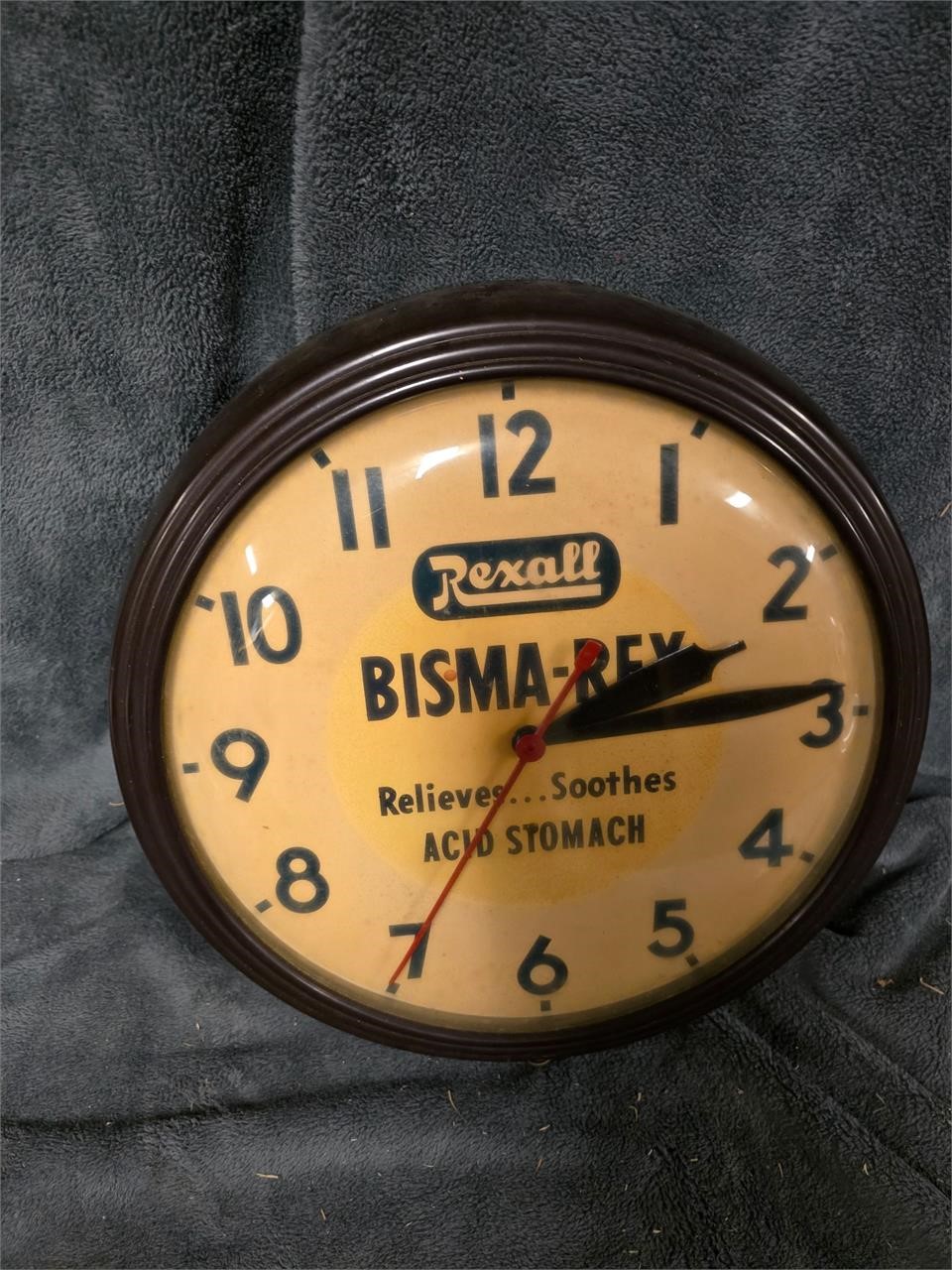 Antique bubble clock Rexall Bisma-Rex