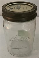 Ball mason jar Kerr with original lid numbered