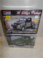 '41 Willies & '70 Ford Torino kits