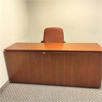 Desk and Chair 72"x30.5"x20"   (R# 218)