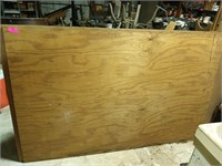 2 sheets plywood 3/4" 4' x 6.5' & 3/16" sheet of