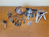 Various wind chimes