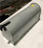 Standard gray mailbox