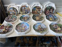 12 Hummel Collectors Plates