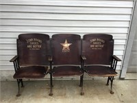 Early 1900s STAR BRAND Shoes Fitting Seats